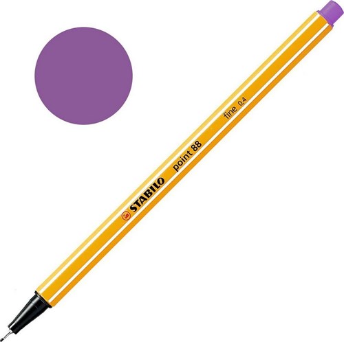 Stabilo fineliner 0,4 mm pruimen paars - creatieve stift voor kinderen-3