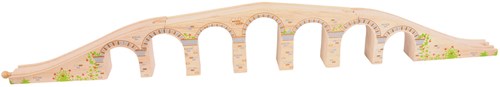 BigJigs houten treinbaan spoorwegviaduct - houten trein accessoire-2