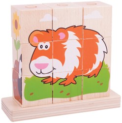 Bigjigs Blocs à Empiler Animaux de Compagnie