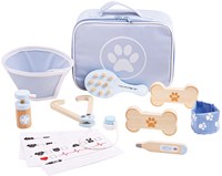 BigJigs set vétérinaire jouet en bois jeu d’imitation enfants