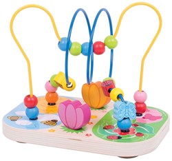 Bigjigs Bloemen Kralenframe