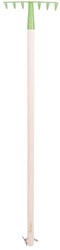 BigJigs Metalen Tuinhark Lange Steel - 86 cm Tuingereedschap