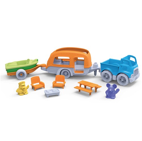 Green Toys ensemble camping-car - jouet camping-car écologique-2