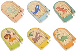 BigJigs houten flipperkastspel speelgoed - klassiek arcadespel