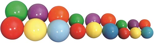 Megaform balles de jeu - set de 6 balles colorées 7cm jouet enfant-2