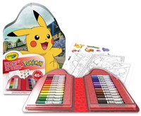 Crayola valisette créative Pokémon avec 45 pièces pour s'amuser à colorier