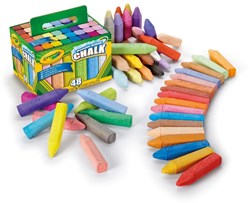 Crayola craies trottoir extérieur - 48 pièces jeu coloré