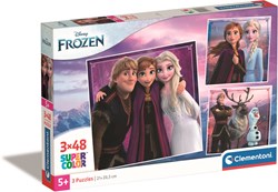 Clementoni Frozen legpuzzel 3x48 stukjes Disney puzzelset