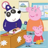 Dino Peppa Pig puzzelset - 3 legpuzzels van 55 stukjes karton-2