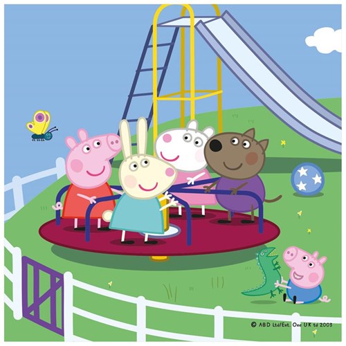 Dino 3 Puzzles - Peppa Pig on Holidays -  Teile-2
