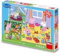 Dino 3 Puzzles - Peppa Pig on Holidays -  Teile