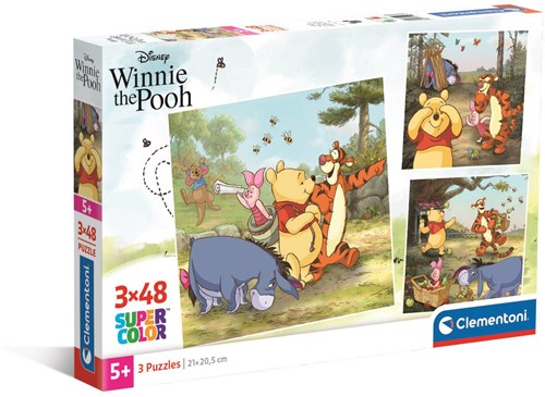 Clementoni 3 Puzzles - Winnie the Pooh -  Teile