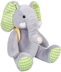 BigJigs peluche jouet éléphant petit doudou multicolore