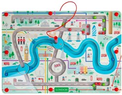 BigJigs houten magnetisch doolhof Londen educatief speelgoed