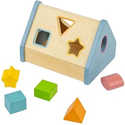 BigJigs maison trieur de formes en bois - jouet éducatif - bois FSC