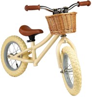 BigJigs loopfiets balansfiets - cream - peuterfiets