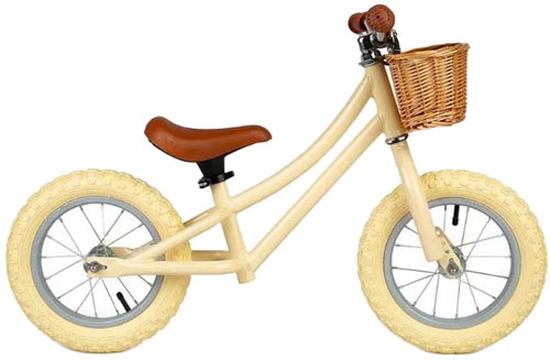 BigJigs loopfiets balansfiets - cream - peuterfiets-2
