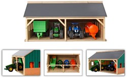 Kids GLOBE landbouwloods speelgoed tractoren schaal 1:50 hout