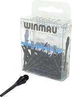 Winmau softtip dartpunten Triton zwart 50 stuks voor elektronische darts