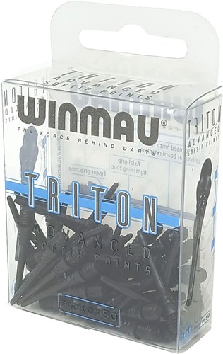 Winmau softtip dartpunten Triton zwart 50 stuks voor elektronische darts-3