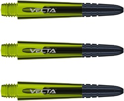 Winmau dartschachten Vecta kort groen - set van 3 stuks polycarbonaat
