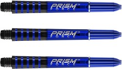 Winmau dart shafts Prism Force blauw medium kunststof set 3 stuks