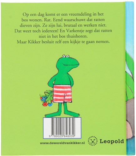 Kikker livre d'images amitié et acceptation mini 3+-3