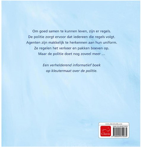 Clavis livre pour enfants police - livre illustré informatif sur la police-2