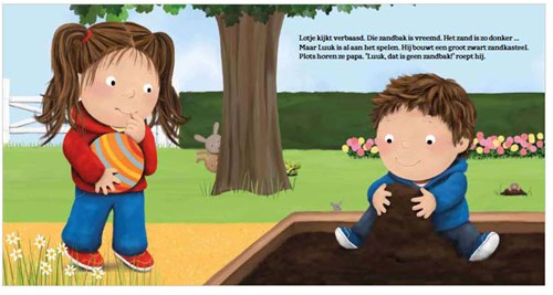 Clavis livre illustré jardinage Luuk et Lotje pour enfants dès 2 ans-3