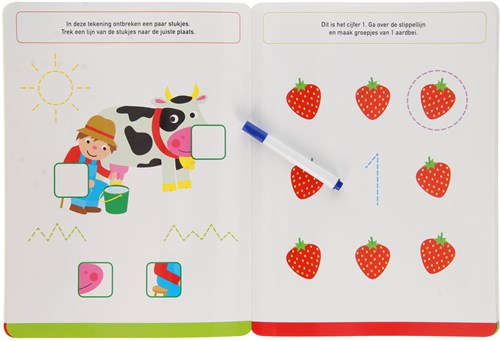 Ballon rekenboek voor kleuters - Ik leer rekenen 3+ uitwisbaar-3