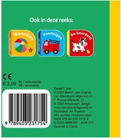 Ballon babyboek dieren kartonboekje kleurrijk en leerzaam-2