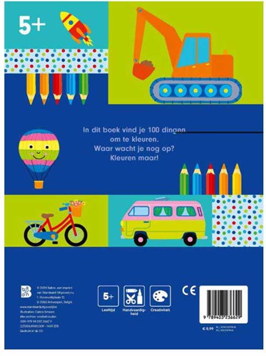 Ballon kleurboek voertuigen - 100 dingen om te kleuren voor kinderen-2