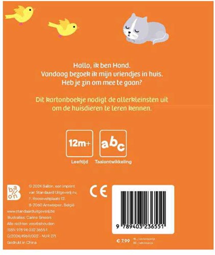 Ballon peuterboek Op avontuur met Hond kartonboek huisdieren-2