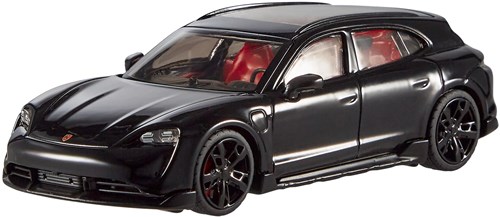 Hot Wheels Porsche Turbo premium auto 1:43 schaalmodel zwart-2