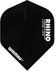 Winmau dart flights Rhino zwart standaard extra dik 100 micron set