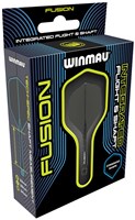 Winmau darts shaft en flight set zwart medium - dartaccessoire-2