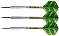Royal Darts Green Line fléchettes acier 22g set tungstène précision