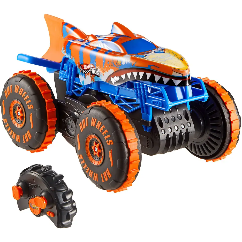Hot Wheels Monstertrucks RC Tiger Shark Climber - Afstandsbediening Auto 1:15