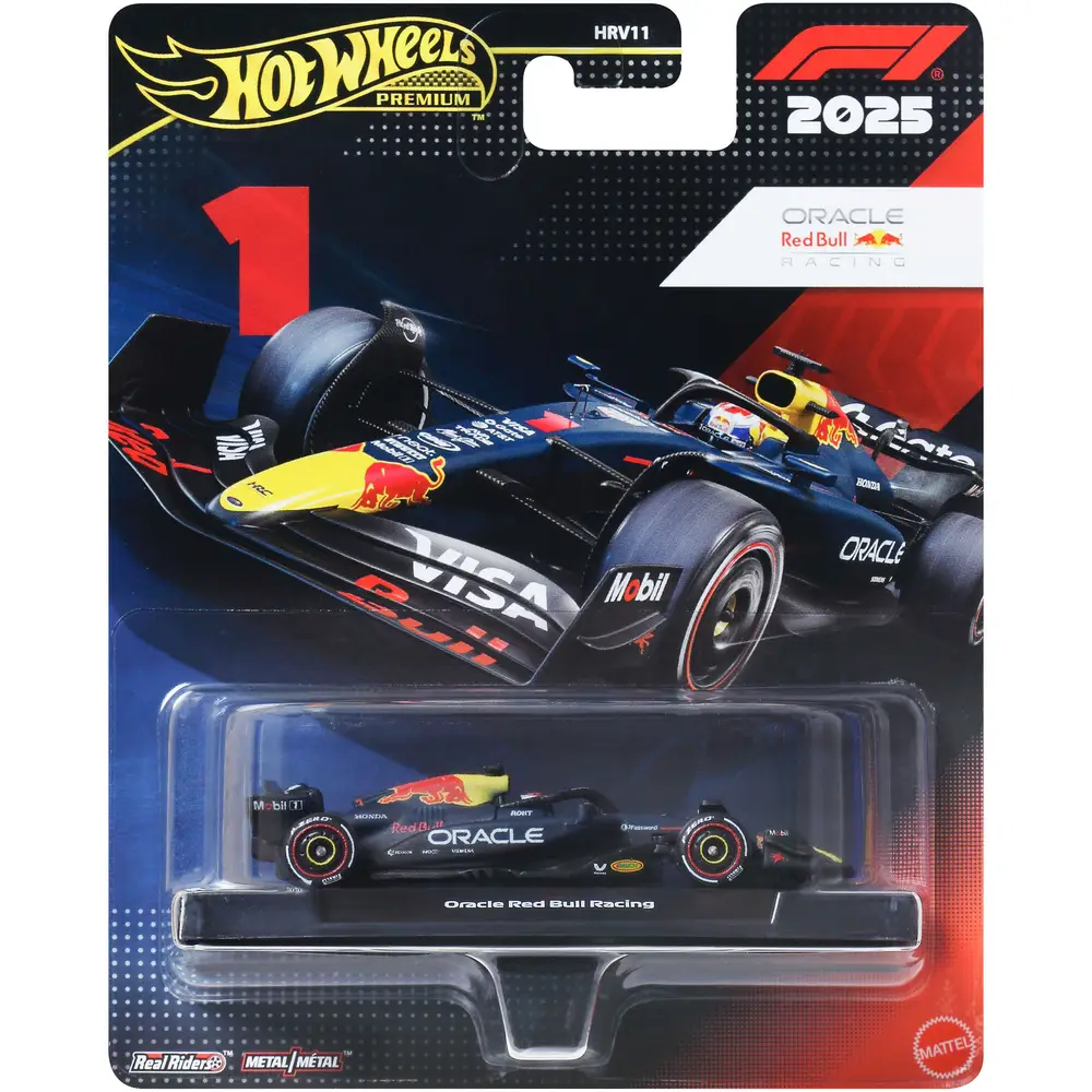 Hot Wheels Premium Formule 1 Red Bull Team - Max Verstappen auto 1:64
