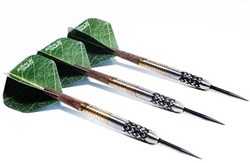 Royal Darts Green Line dartpijlen 26 gram - steeltip darts set