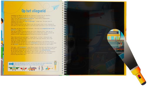 Lantaarn zoekboek voertuigen - Interactief zaklampboek voor kinderen-2