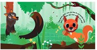 Lantaarn kartonboek vingerpop Eekhoorn – interactief babyboek bos-3