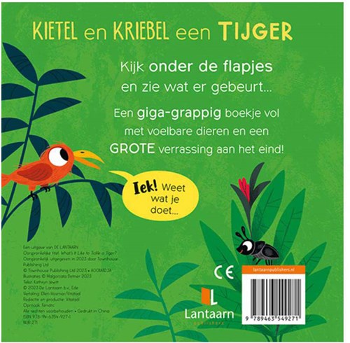 Lantaarn flapjesboek Kietel en kriebel een tijger interactief boek-2