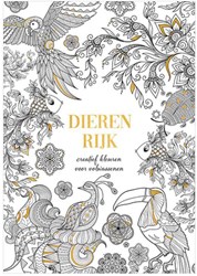 Lantaarn kleurboek dierenrijk voor volwassenen luxe papier ontspanning