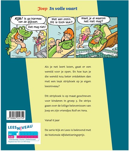 Kinderboeken stripboek Joep in volle vaart AVI E3 leesplezier-2