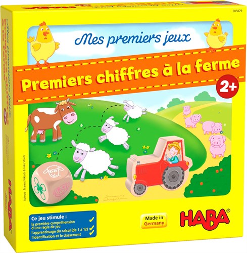 Haba educatief spel - Mijn eerste spellen - Tellen op de boerderij - leren tellen