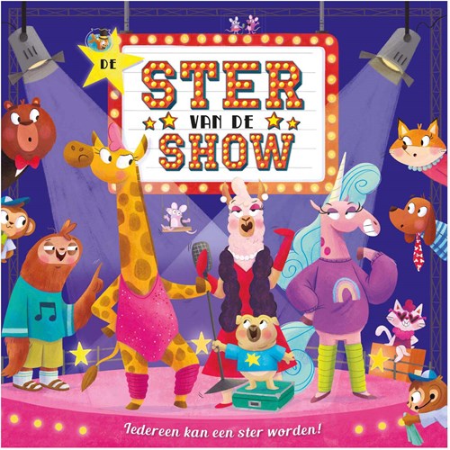 Rebo livre illustré La star du spectacle - histoire d'animaux pour enfants