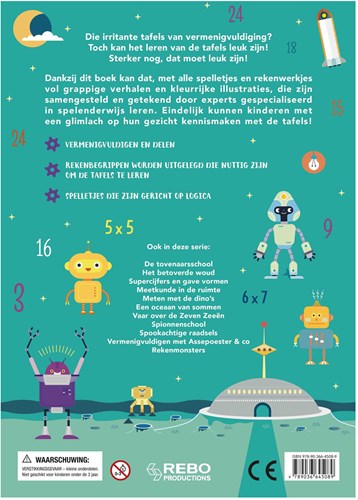 Rebo livre de maths fabrique de tables - wiskid avec autocollants dès 7 ans-2