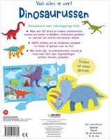 Rebo livre de recherche dinosaures avec autocollants - livre éducatif pour enfants-2