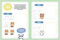 Rebo tekenboek kawaii dieren tekenen voor kinderen 6+ creatief-3